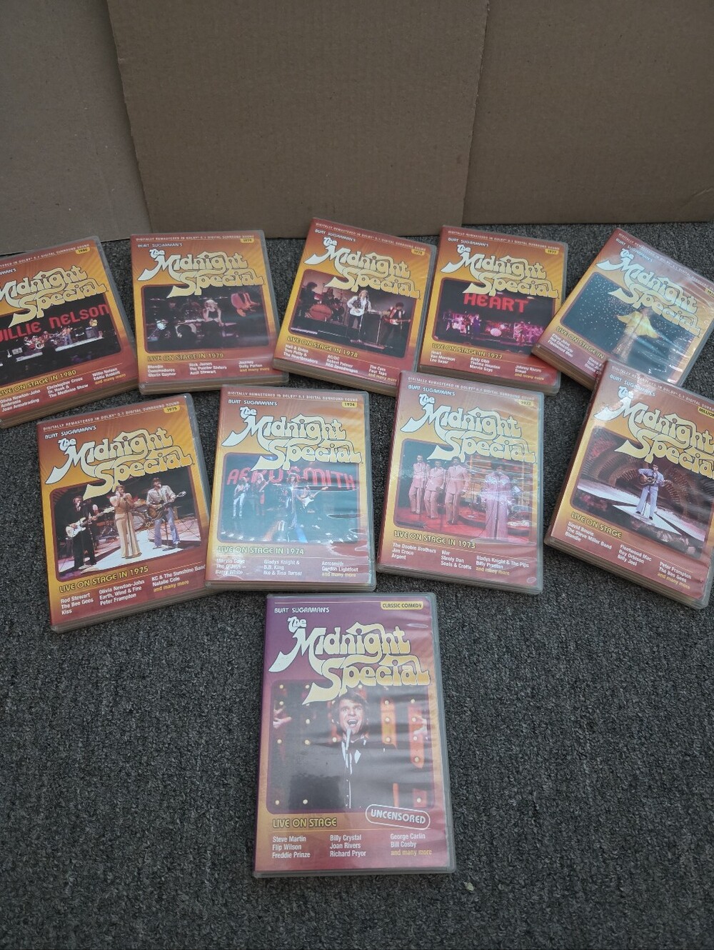 The Midnight Special DVD Collection - Brown Covers